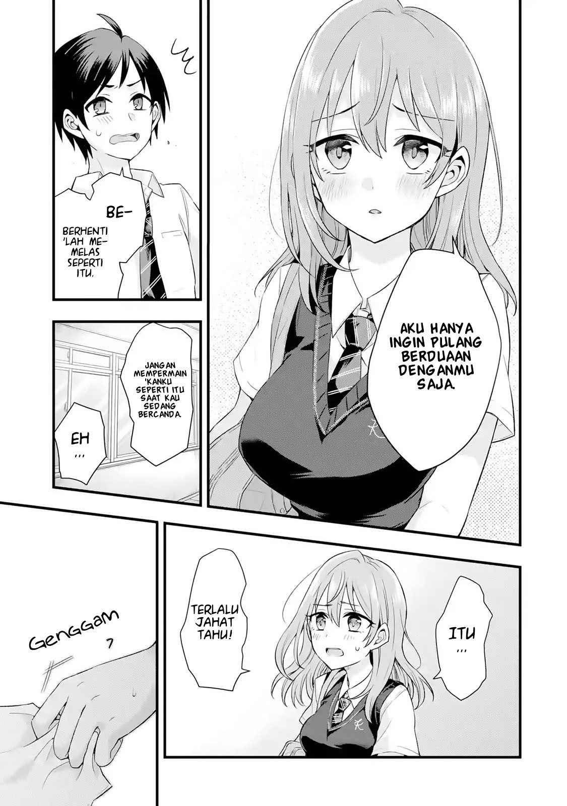 Tomodachi no Imouto ga Ore ni Dake Uzai Chapter 01.2 Bahasa Indonesia
